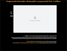 Tablet Screenshot of lospillaos.es